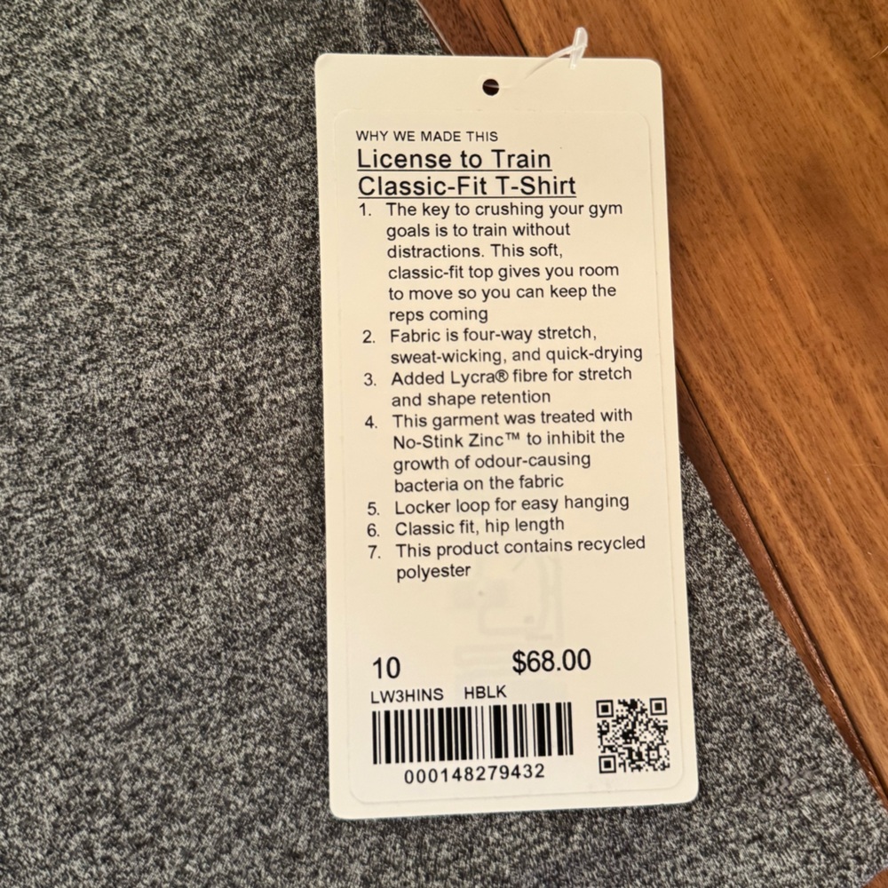 lululemon Gray Women's Short Sleeve Tee - Picture 7 of 7